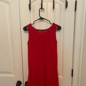 Red Key Hole Dress